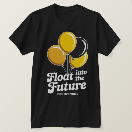 T-shirt Tee Float Into The Future (Design devant)