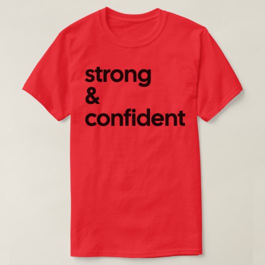 T-shirt Tee forte confiance (Design devant)