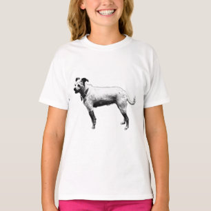 T-shirt Tee graphique à mélange Terrier attentif