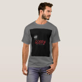 T-shirt Tee graphique avec Vibes de gloire (Devant entier)