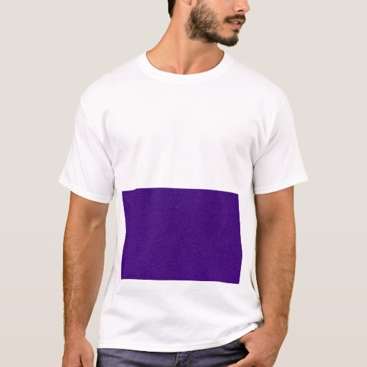 T-shirt Tee Graphique de Bruit Violet Bas-Centre - Personn (Devant)