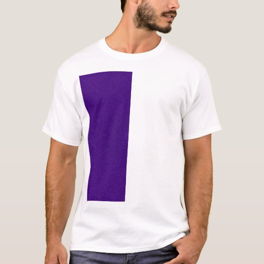 T-shirt Tee graphique de texture de bruit violet de décala (Devant)