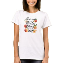 Tee Graphique Racines de Cheveux Peaches Fruit d'É