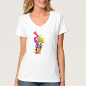T-shirt Tee graphique tendance pour femmes - La mode renco (Devant)
