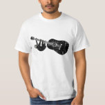 T-shirt tee guitare vintage en parfum<br><div class="desc">Nouveau t-shirt guitare unique de style vintage,  avec une escalade en parfum et une guitare noire</div>