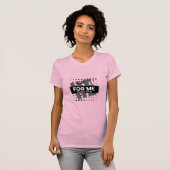 T-shirt Tee He féminin lutte pour moi (Devant entier)