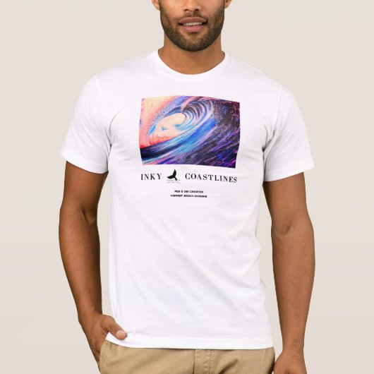 T-shirt Tee homme de la vague Recoleta (Devant)