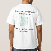 T-shirt Tee Insta-Ready : Scan, Connect, Post! (Dos)