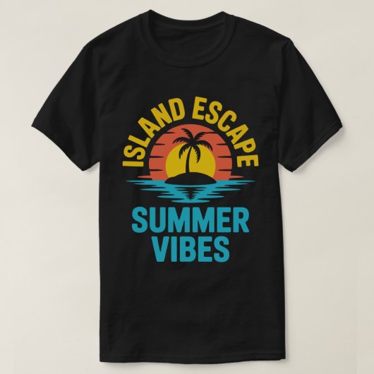 T-shirt Tee Island Escape (Design devant)