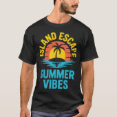 T-shirt Tee Island Escape (Devant)