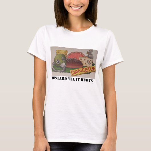 T-shirt Tee: La moutarde, ça fait mal ! (Devant)