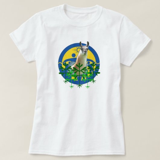 T-shirt Tee 'Llamas Take Maseena' (Design devant)