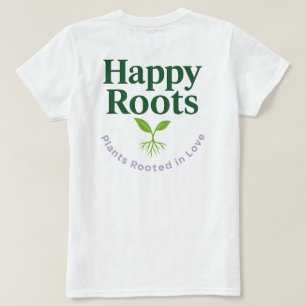 T-shirt Tee Logo (Impression Dos) Happy Roots