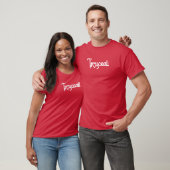 T-shirt Tee logo rouge Troyceaii (Unisexe)