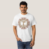 T-shirt Tee masculin de Celtic Circle Tree-Lover (Devant entier)
