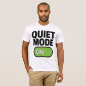 T-shirt Tee mode silencieux (Devant entier)