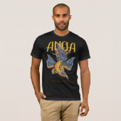 T-shirt Tee Mythique Anqa - Phénix de la Flamme Éternelle (Devant entier)