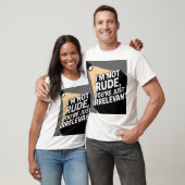 T-shirt "Tee non pertinente et irréfléchie" (Unisexe)