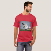 T-shirt Tee Oiseau de Mer Gannet Doré (Devant entier)