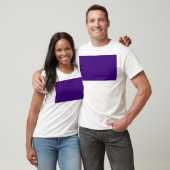 T-shirt Tee - Personnaliser de l'indice de bruit pourpre d (Unisexe)