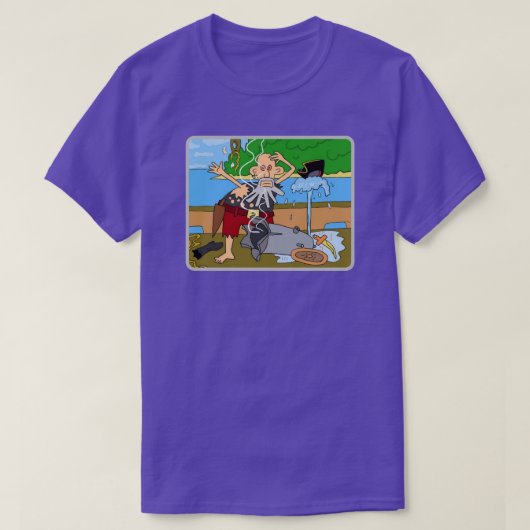T-shirt tee pour lui par dalDesignNZ (Design devant)