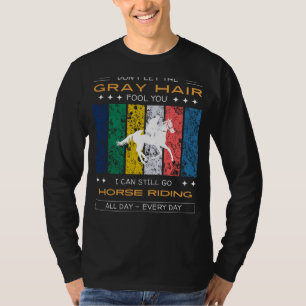 T-shirt Tee pour passionné d'équitation - Défiez les cheve