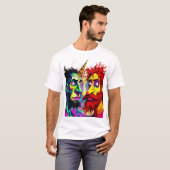 T-shirt Tee pour Unisex I Rebel Art Tee I Imaginaire Tee (Devant entier)