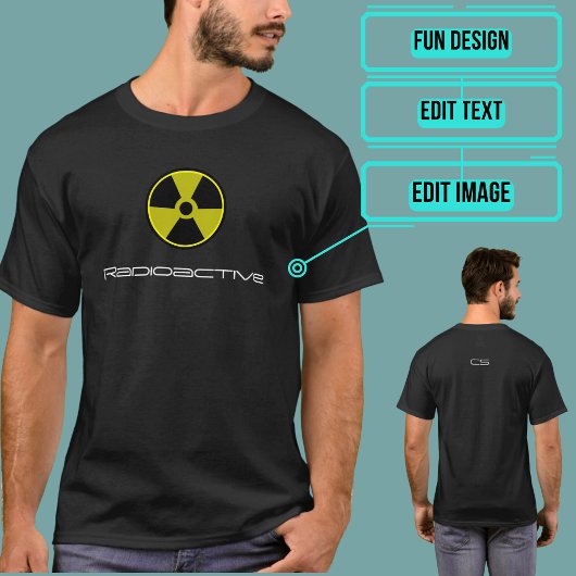 T-shirt Tee radioactive personnalisable