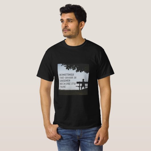 T-shirt Tee Real Grass Wisdom (Devant entier)