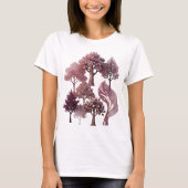 T-shirt Tee Sharp Silver GEMSTONE TREES (Devant)