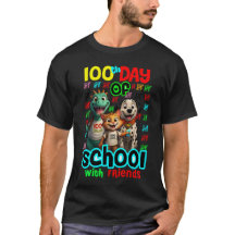 Tee-shirt 100 Jours Plus Intelligent avec Mes Meil