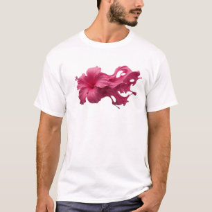 T-shirt TEE-shirt à Impression Créative FLEUR ABSTRAITE 6