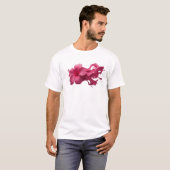 T-shirt TEE-shirt à Impression Créative FLEUR ABSTRAITE 6 (Devant entier)