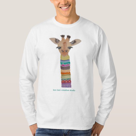 T-shirt Tee-shirt à manches longues Girafe (Devant)