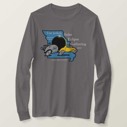 T-shirt Tee - shirt à manches longues pour femmes pour Ecl (Design devant)