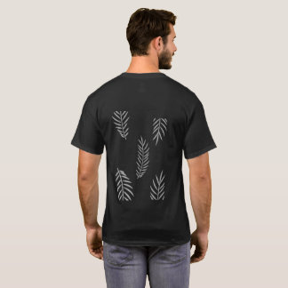 T-shirt Tee-shirt à motif de feuille minimaliste