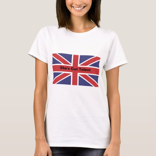 T-shirt Tee - shirt adapté a talent de drapeau d'Union (Devant)
