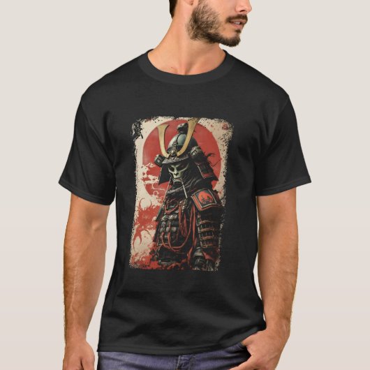 T-shirt Tee-shirt Alien Samurai tenue de conception de Sci (Devant)