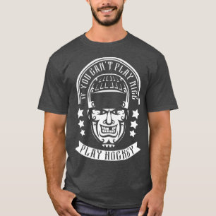 T-shirt Tee - shirt arrière d'hockey de jeu de nom et de