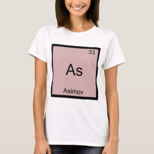 T-shirt Tee-shirt As - Symbole d'élément de chimie drôle d