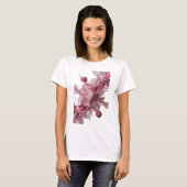 T-shirt Tee-shirt avec déclaration d'art abstrait Sharp Si (Devant entier)