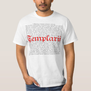 T-shirt Tee-shirt avec des Templer-Ordensregeln et le