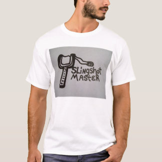 T-shirt Tee - shirt avec la conception de fronde : MAÎTRE