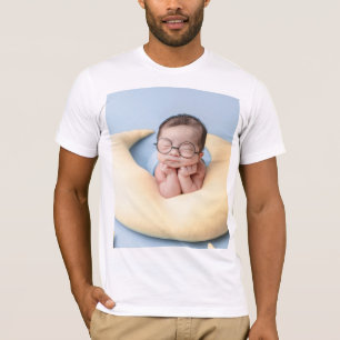 T-shirt Tee-shirt avec photo de bébé mignon