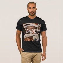 Tee-shirt avec photos personnalisées pour Papa