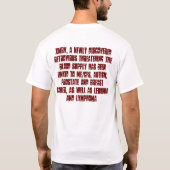 T-shirt Tee - shirt bilatéral de CFSAC (Dos)