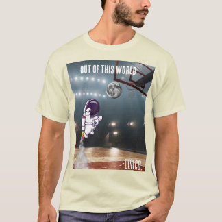 T-shirt Tee-shirt blanc Cosmic slam dunk.