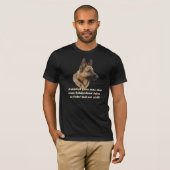 T-shirt Tee-shirt « chien de berger " (Devant entier)