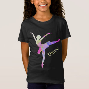 T-Shirt Tee - shirt coloré de danse de ballerine