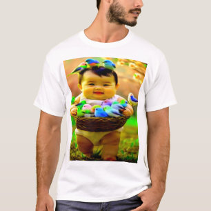 T-shirt Tee-shirt couleur design numérique pour hommes - P